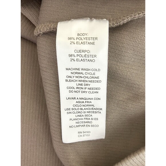Andrew Marc New York Womens XL Taupe Pullover Long Sleeve Top NWT - Picture 6 of 9